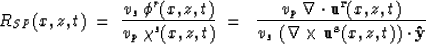 \begin{displaymath}
R_{SP}(x,z,t) \; = \; {v_s \; \phi^r(x,z,t) \over v_p \; \ch...
 ...ft(\nabla \times 
{\bf u^s}(x,z,t) \right) \cdot {\bf \hat{y}}}\end{displaymath}