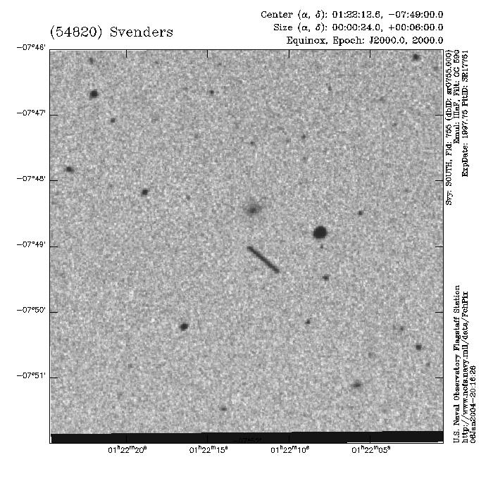 Asteroid 54820 Svenders