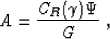 \begin{displaymath}
A_n={{c\,\cos{\gamma}}\over{\tau_n\,\sqrt{\cos^2{\gamma}+DK}}}\;,\end{displaymath}