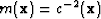 $m ({\bf x}) = c^{-2}({\bf x})$