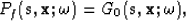 \begin{displaymath}
P_f ({\bf s},{\bf x};\omega) = G_0({\bf s},{\bf x};\omega),\end{displaymath}