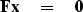 \begin{displaymath}
\bold F \bold x \quad =\quad\bold 0\end{displaymath}