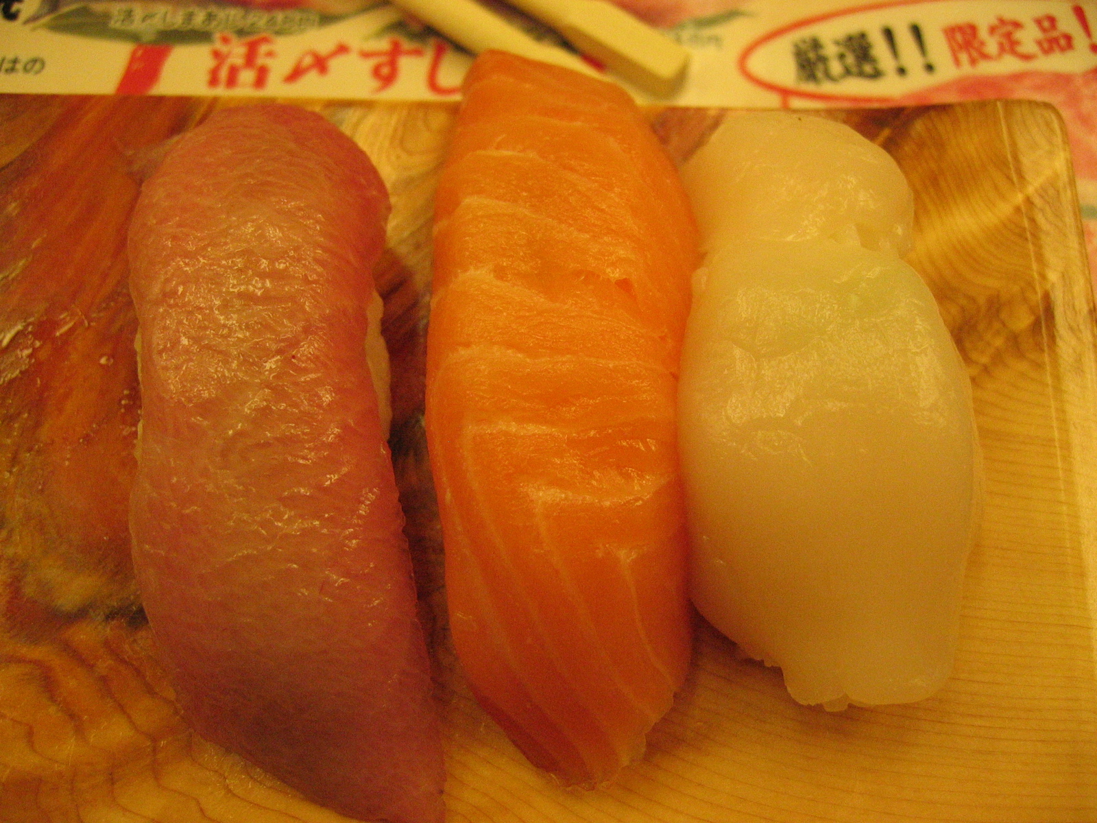 Fatty Tuna, Salmon and Scallop