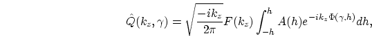 $\Phi(\gamma,h) = \zeta(\gamma,h) - z_r(h)$
