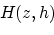 \begin{displaymath}
\tilde{Q}(z,\gamma) \sim H(z,h^{\star}) \frac{A(h^{\star})} ...
...\Phi''(h^{\star}) \right \vert}} F(z-\Phi(\gamma,h^{\star})) .
\end{displaymath}