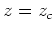 $ z_c$