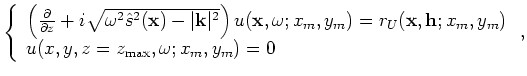 $ r_D({\bf x},{\bf h};x_m,y_m)$