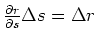 $ \Delta s$