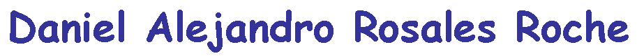Daniel A. Rosales R.